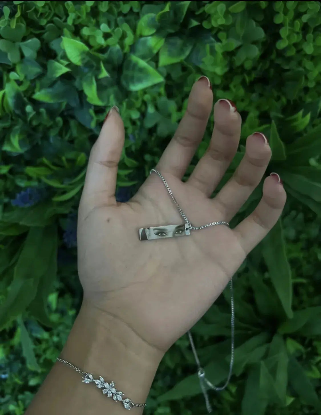 Collier Duo Regard Personnalisé - Eternity